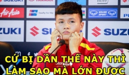 Quang Hải với lời than thở sau khi bị nhiều cầu thủ Philippines chăm sóc kỹ lưỡng